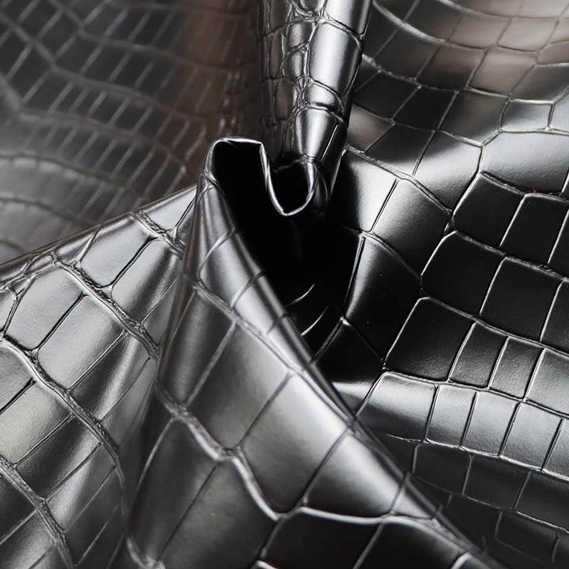Umelá umelá PVC koža z krokodílieho zrna