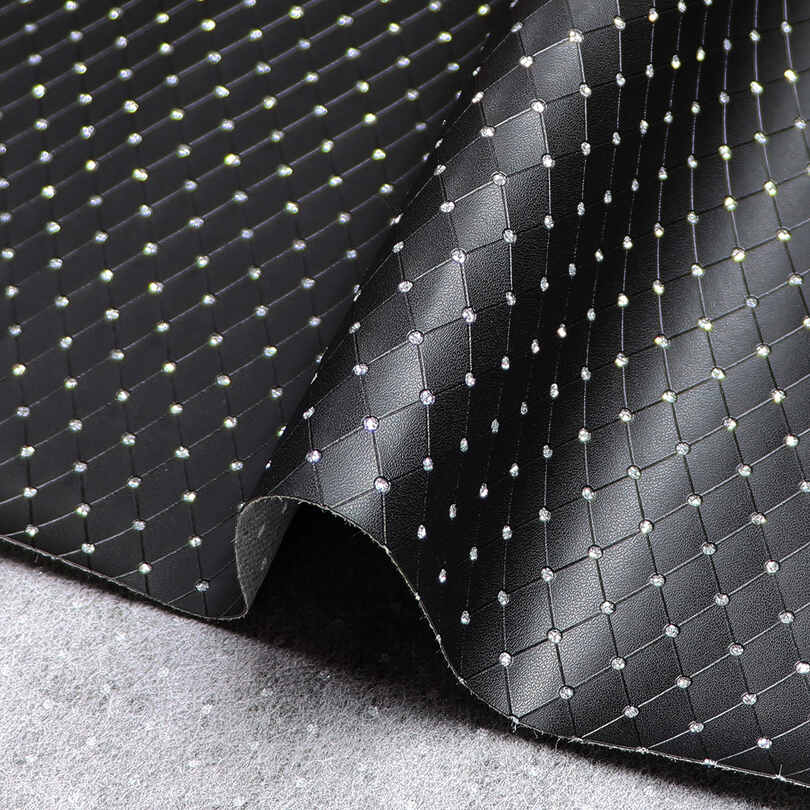 Šperkovnice z imitácie diamantov z PU kože