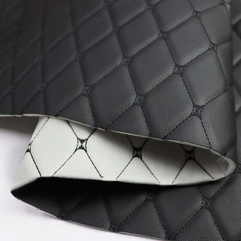 Vyšívacia kompozitná PVC kožená poťahová látka na sedadlo