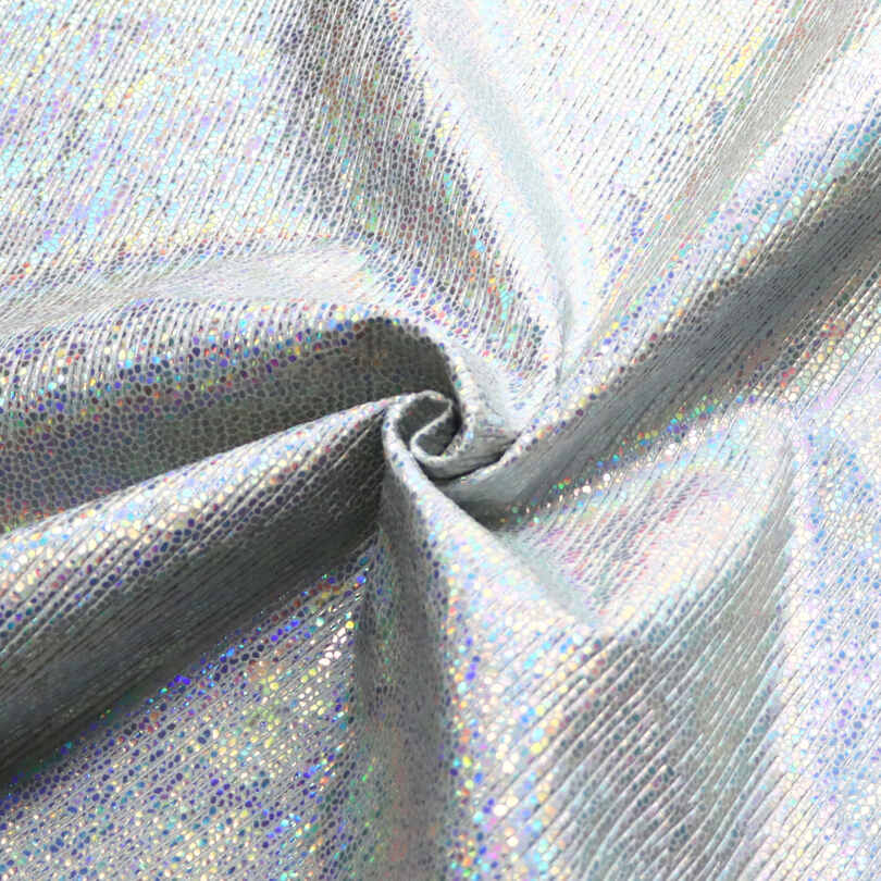 Kovové praskajúce dúhové topánky Tašky PU Faux Leather Fabric