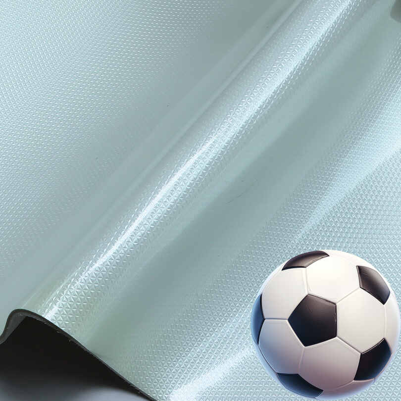 Krištáľové zrkadlo Lesklý materiál z PU kože pre futbalové lopty
