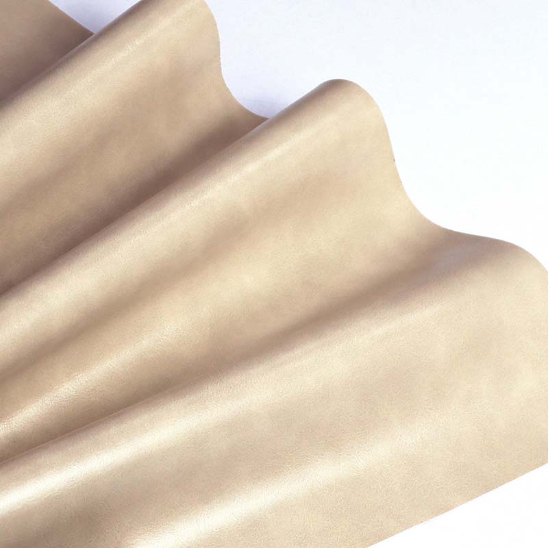 Dvojfarebná olejovaná PVC imitácia koženej pohovky